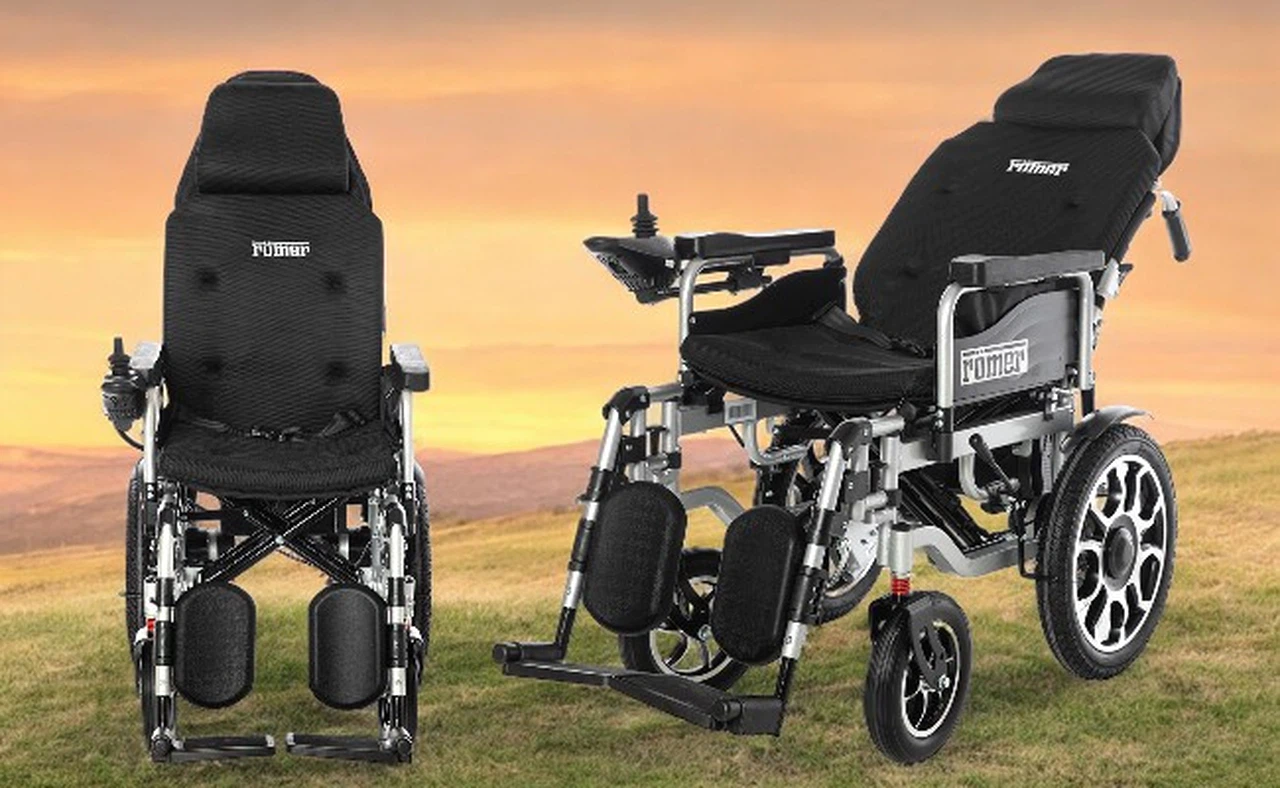 RÖMER R104 Sırtı Yatarlı Akülü Tekerlekli Sandalye
