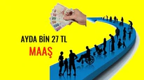 Engelli yakınına bin 27 TL maaş