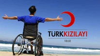 Kızılay engellilere tekerlekli sandalye bağışı yapıyor