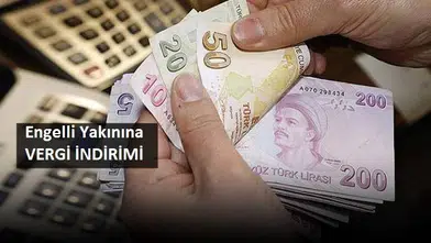 Engelli yakını olan vergi indirimi alır