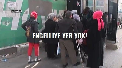 Engelli asansöründe engelliye yer yok!