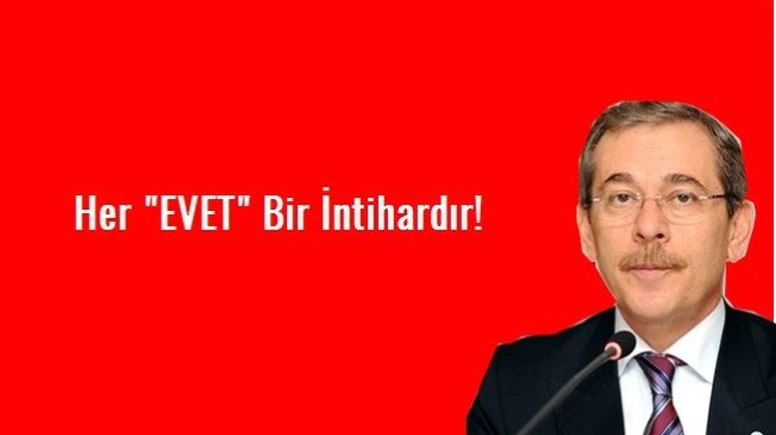 Abdullatif Şener: Her evet bir intihardır