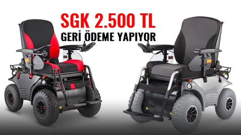 SGK Akülü sandalyeler için 2.500 TL’ye kadar geri ödeme yapıyor