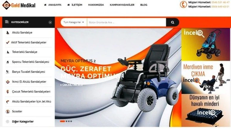 Akülü Tekerlekli Sandalye Satıcısı Gold Medikal Diyor ki