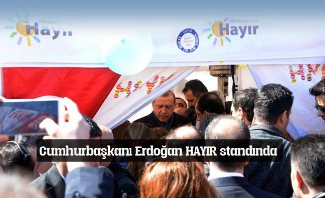 Erdoğan Hayır Çadırını Ziyaret Etti