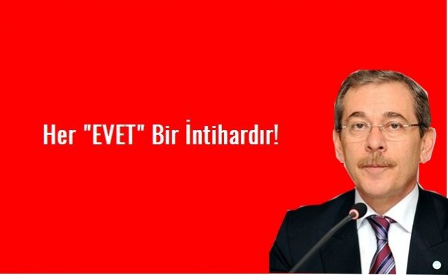 Abdullatif Şener: Her evet bir intihardır