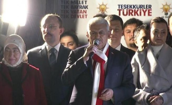 Referandum sonrası Başbakan Binali Yıldırım’ın Balkon Konuşması