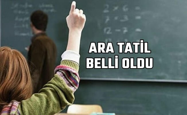 2021 Yılı 9 Günlük Ara Tatil ve Yarıyıl Tatili Tarihleri